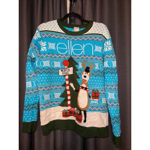 Ugly Christmas Sweater Xmas Size Medium Ellen - Picture 1 of 3